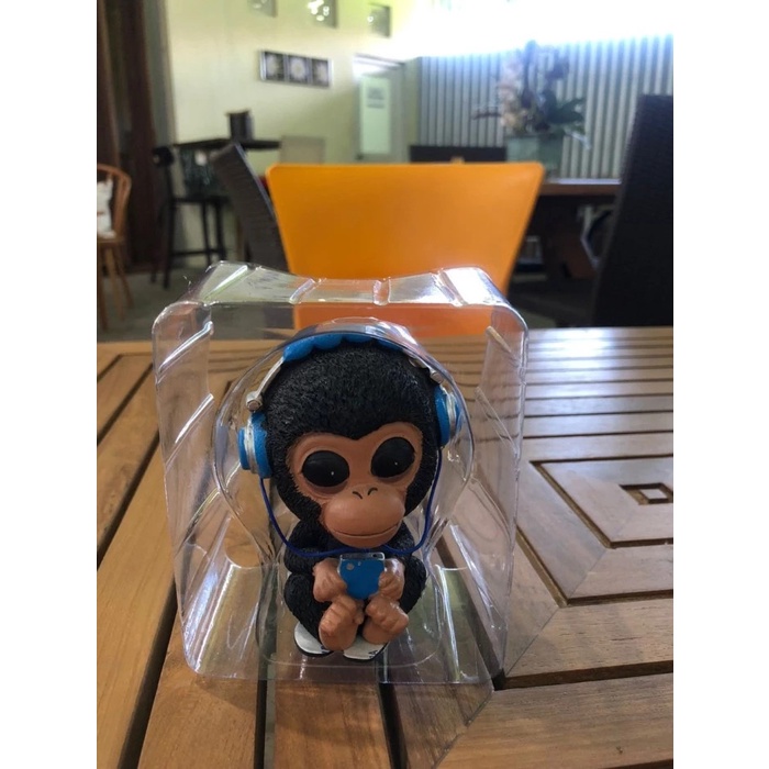 Monyet Miniatur Dashboard Mobil