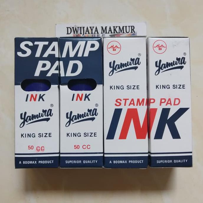 

Yamura Stamp Pad Ink - Biru Dwija522 Murah
