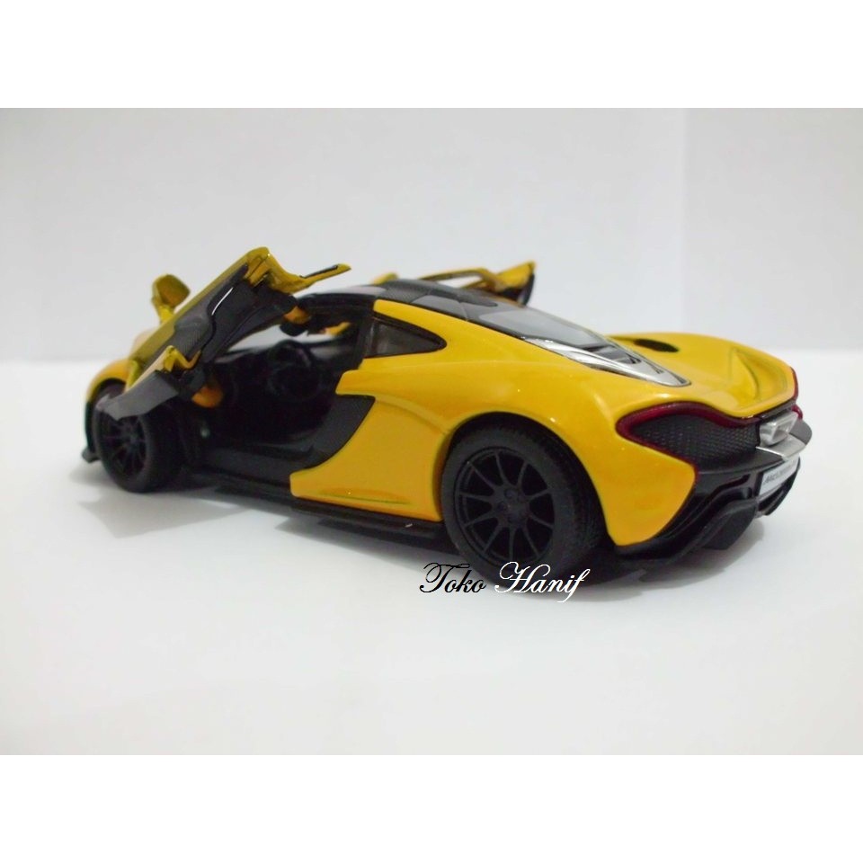 Diecast Miniatur McLaren P1 yellow