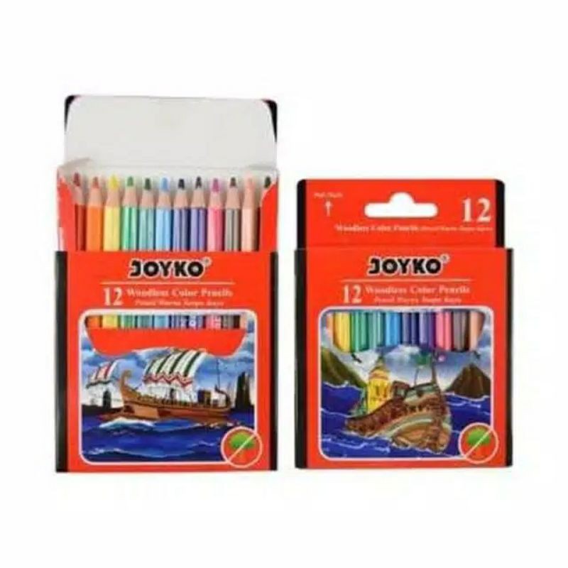 

JOYKO 12 woodles mini color pencils pensil warna kecil CP-107