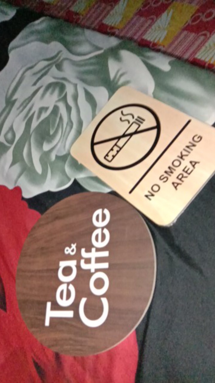 Sign Tea And Coffee Area - Papan Tanda Area Kopi Dan Teh