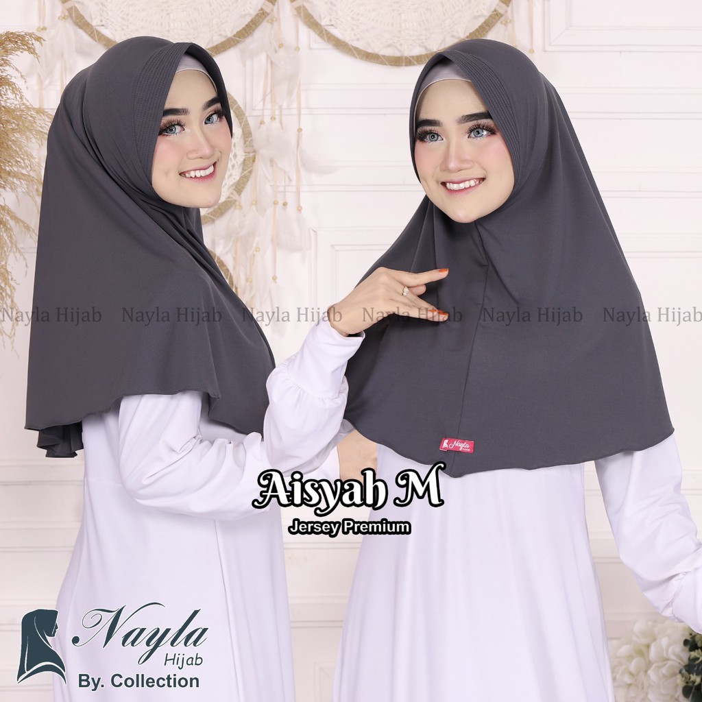 HIJAB BERGO JERSEY PREMIUM JILBAB INSTAN BERGO AISYAH M KERUDUNG BERGO POLOS TERBARU