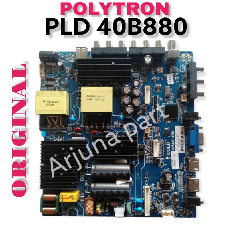 MAINBOARD TV POLYTRON PLD 40B880 / MB TV POLYTRON PLD 40B880 / MESIN TV / MODUL TV POLYTRON / PLD 40