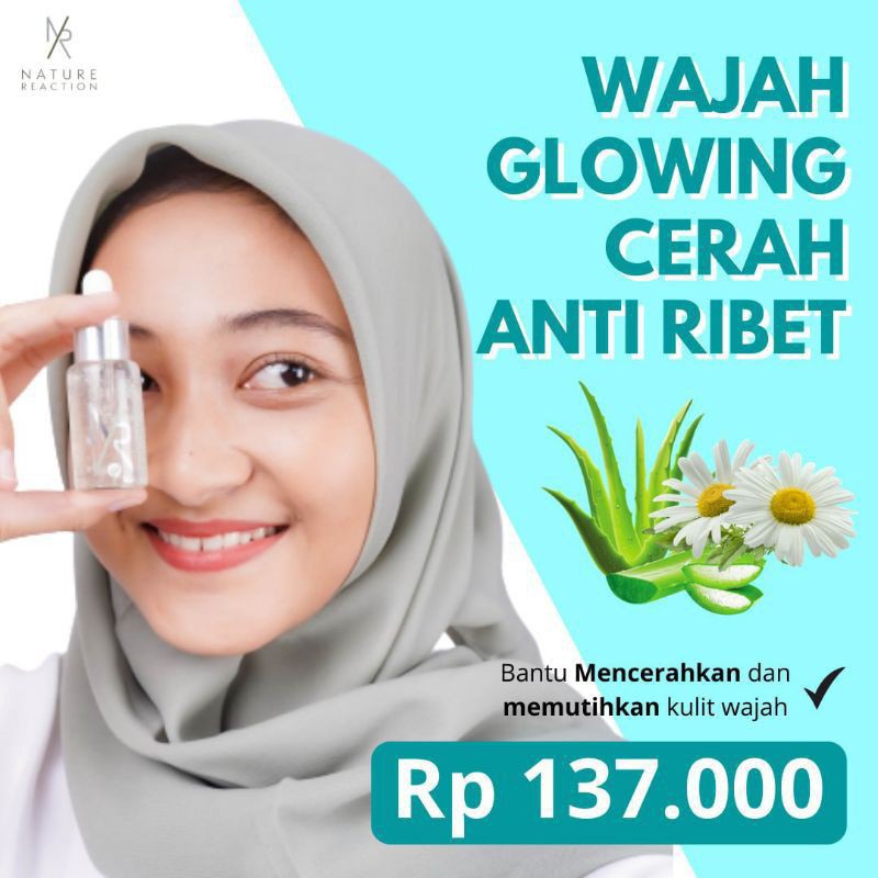 SERUM PEMUTIH WAJAH NATURE/SERUM WAJAH NATURE REACTION