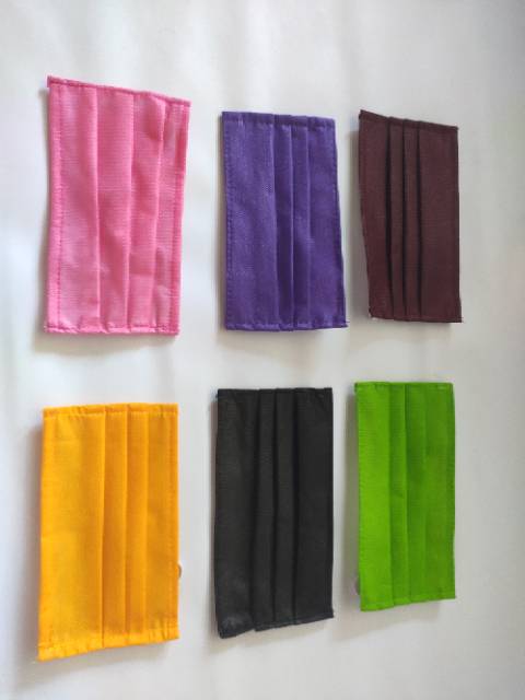 Pelindung wajah kain handmade alat pelindung 2 ply hijab