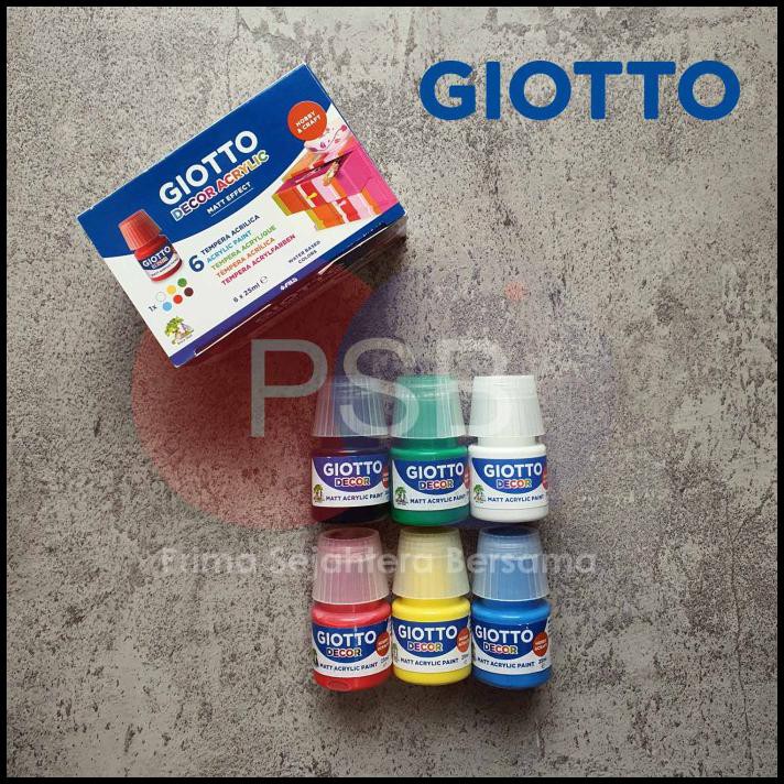 

Best Sale Giotto Decor Acrylic 6 Warna 25 Ml / Cat Akrilik Giotto