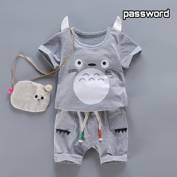 ho PASSWORD TOTORO  Setelan Anak  1 7 Tahun Baju  Anak  