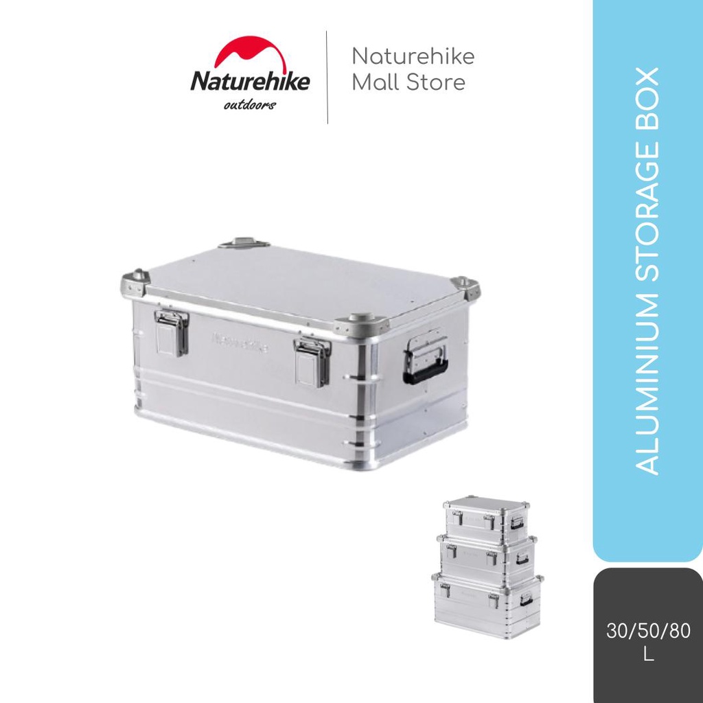 ALUMINIUM STORAGE BOX NATUREHIKE NH20SJ034 OUTDOOR PORTABLE CAMPING