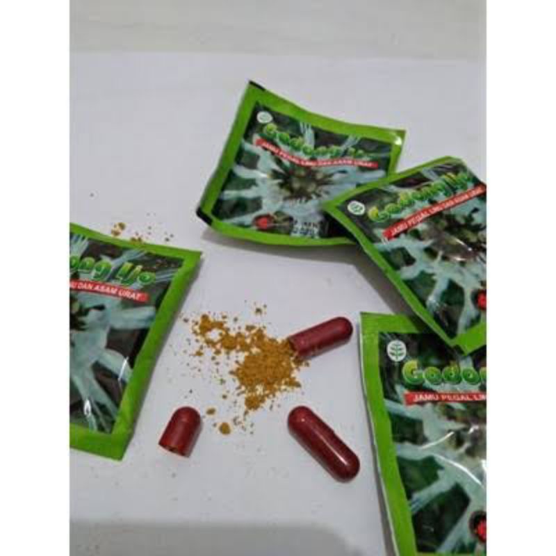 PROMO 10.10 Godong ijo kapsul original 100% isi 10sachet asli jamu pegal linu dan asam urat godong i