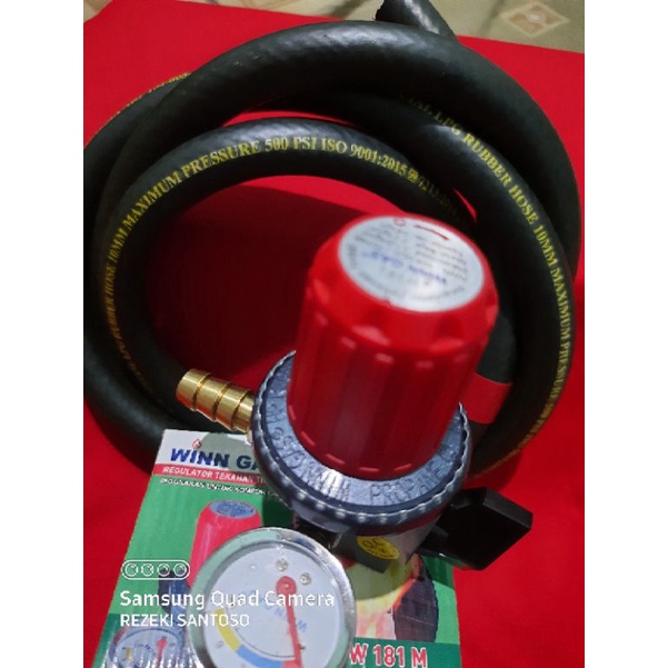 REGULATOR JOS HIGH PRESSURE WINN GAS W 181 M selang Gas Lpg Runber Hose ASLI DN 500 PSI STANDAR ISO 