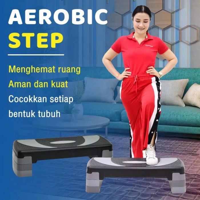 Skorboard | Papan Aerobik Step Alat Senam Olahraga Jasmani