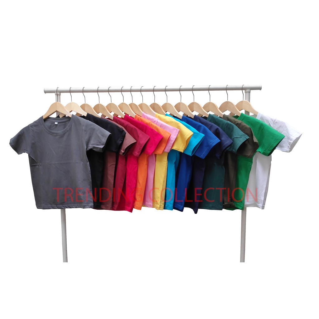 KAOS POLOS ANAK COTTON COMBED 30S [PREMIUM QUALITY] / COMBED REAKTIF