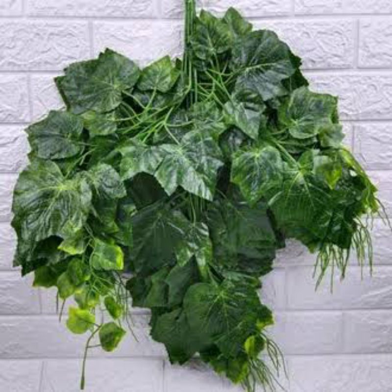 1 LUSIN DAUN ANGGUR ARTIFICIAL DEKORASI