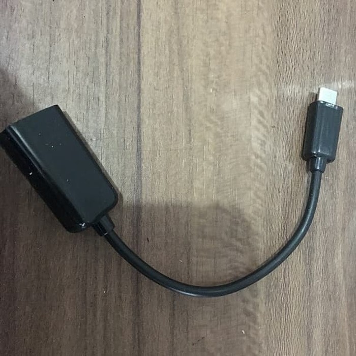 Kabel OTG Connect Hitam Sambung USB FLashdisk ke HP Handphone