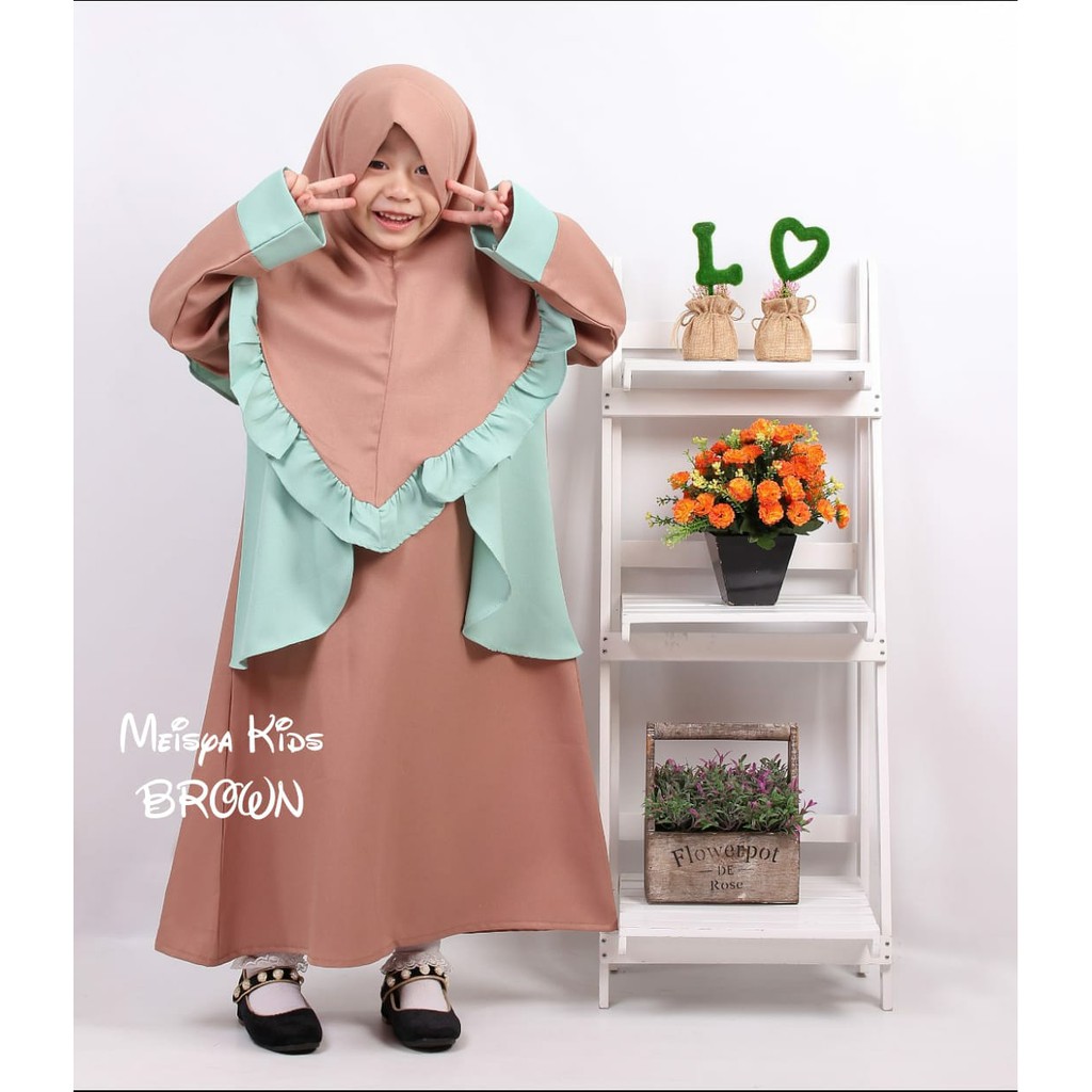 MEISYA KIDS SET GAMIS LUCU ANAK PEREMPUAN CEWEK USIA UMUR 4 - 5 TAHUN