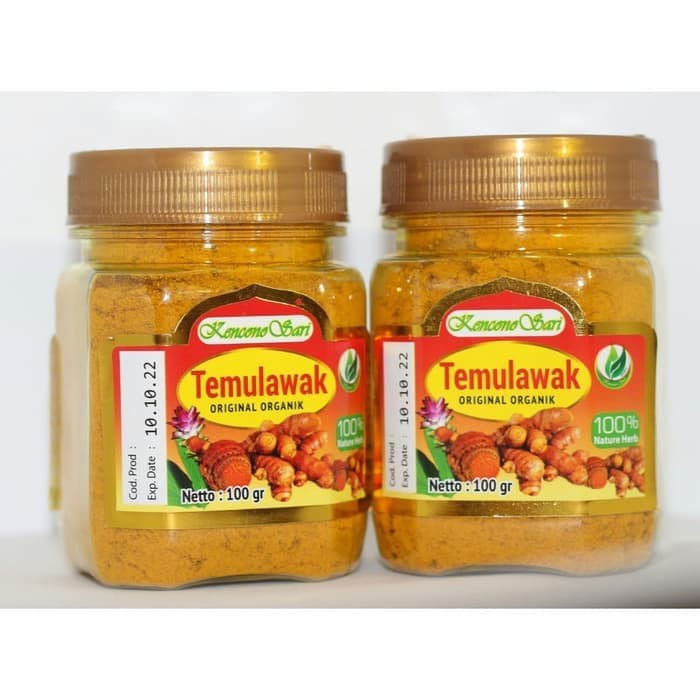 

Jamu Temulawak Original Organik Kencono Sari 100 gr 100% Alami