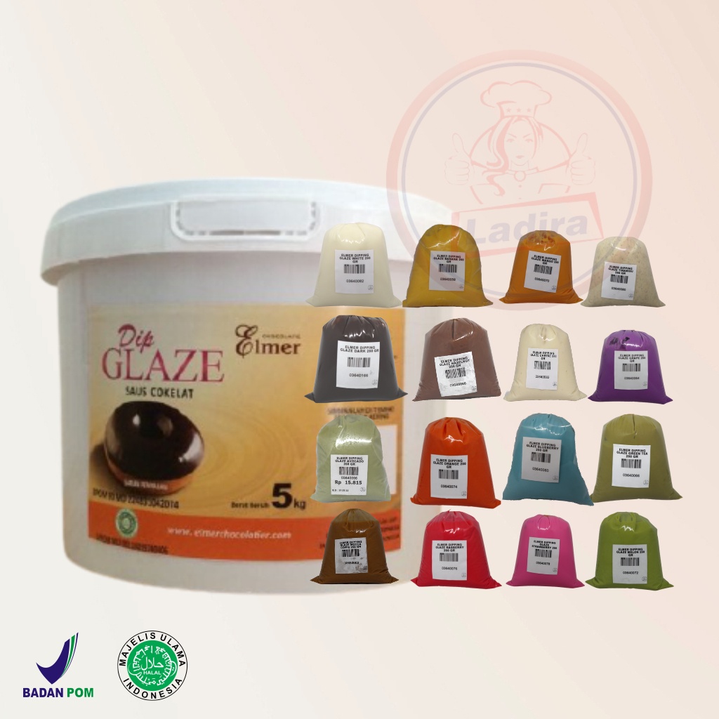

ELMER DIPPING GLAZE HAZELNUT 250 GR