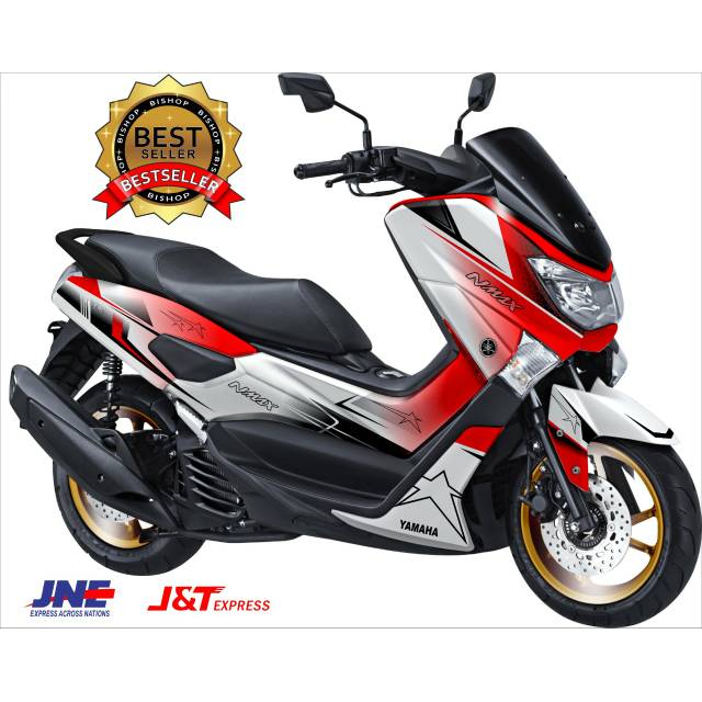 Decal stiker NMAX variasi merah sticker variasi warna pilihan #saungdigital