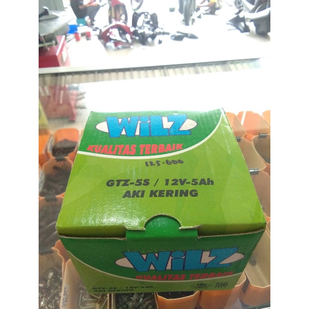 AKI MOTOR KERING WILZ GTZ5S GTZ5-S 12V 5AH