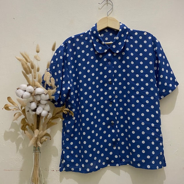 Polkadot | blouse polkadot | kemeja polkadot