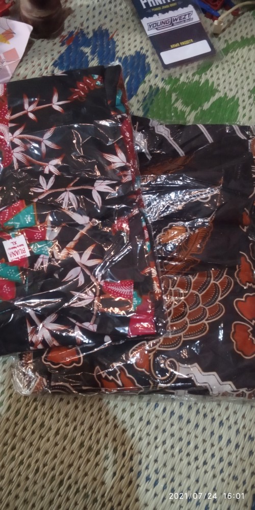 Gamis Batik Anak Usia 2-abg Murah/ Motif Random Sesuai Stok