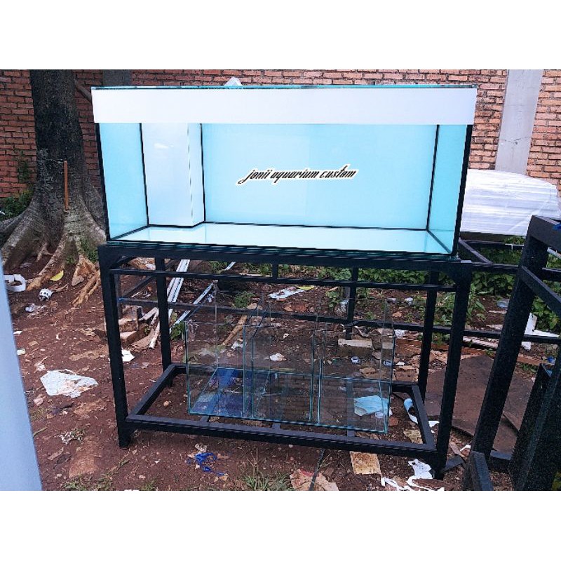 aquarium 120x50x50 8mm sump filter