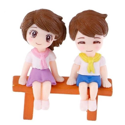 Miniature Lover Figures - Lovers Couple Figurines #20 (3pcs)