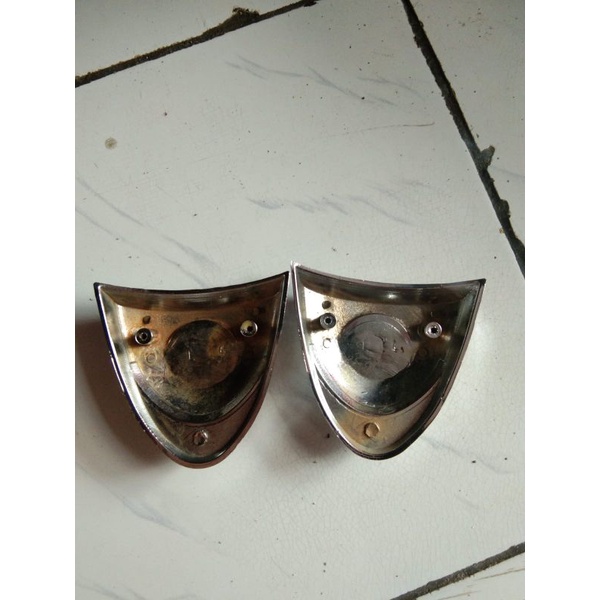 emblem dasi sayap yamaha se chrome crome f1zr f1z r caltex mallboro original baru