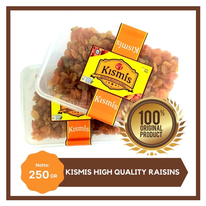 

Kismis Premium Quality Raisins 250Gr Kismis Kualitas Premium Toples