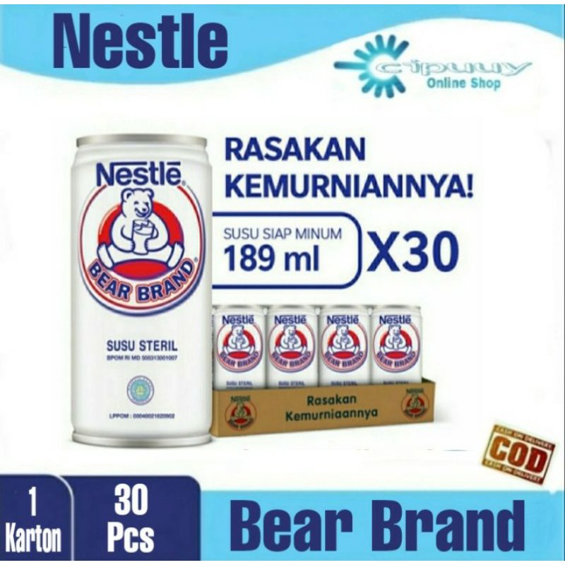 

Susu Beruang // Bear Brand 30 pcs x189 ml