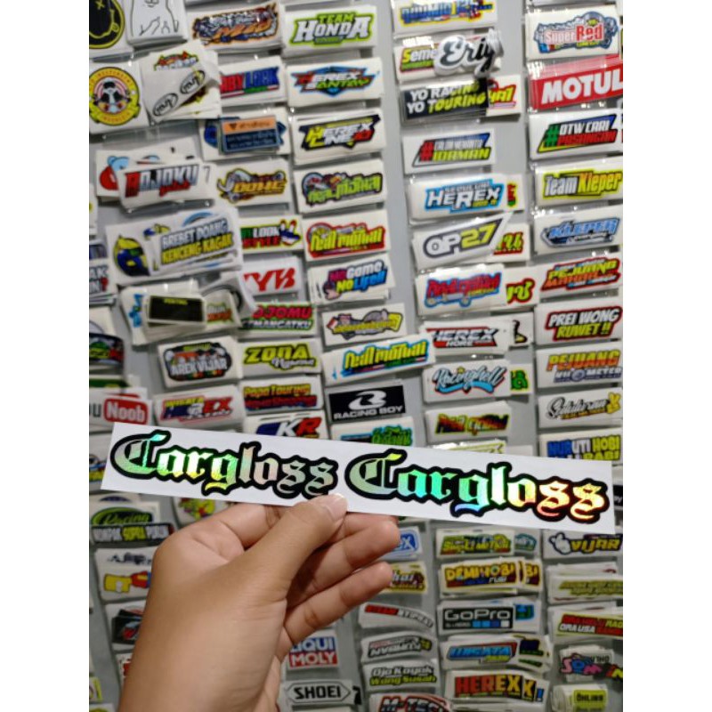 sticker printing CARGL*SS HOLOGRAM