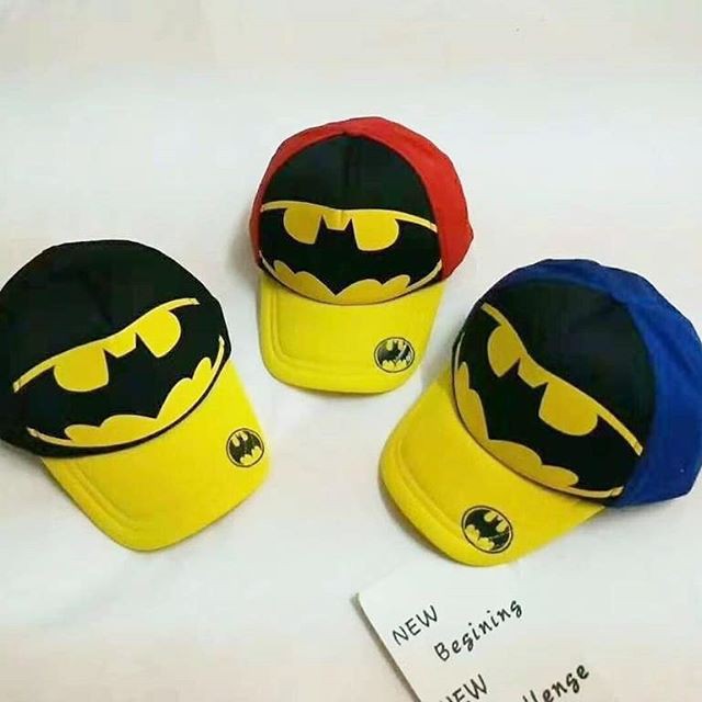 TOPI FASHION ANAK IMPORT H1-340 MOTIF BATMAN