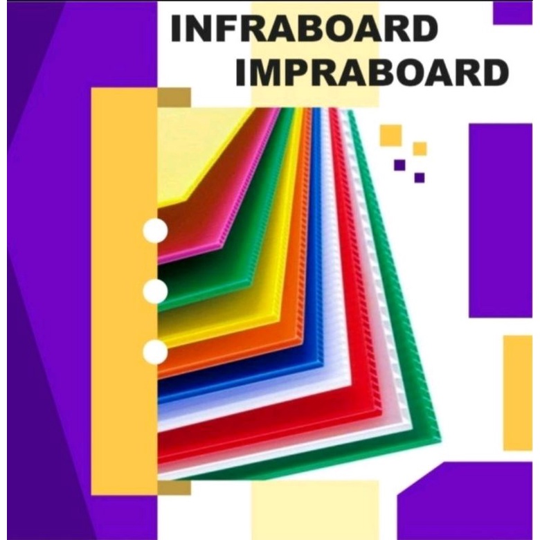

10 Lembar Impraboard / Infraboard / PP Board 10 x 20 cm Photocard