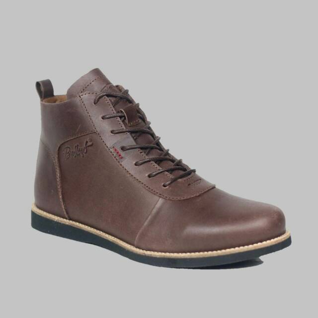 sepatu Boots pria Bradley Anubis Upper Full Leather original sepatu Boots Brodo Colour Brown Black