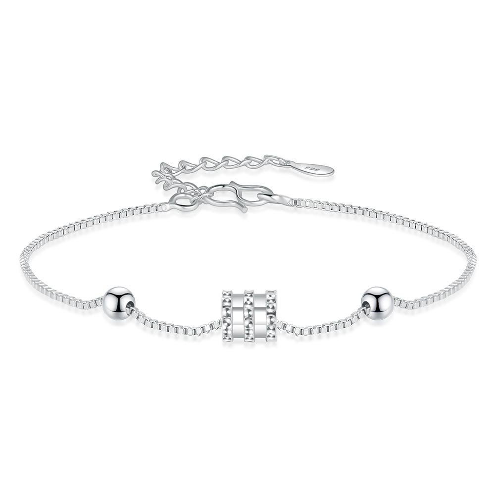 gelang perak 925 asli untuk wanita Time Bead Perhiasan Fashiongelang tangan perempuan