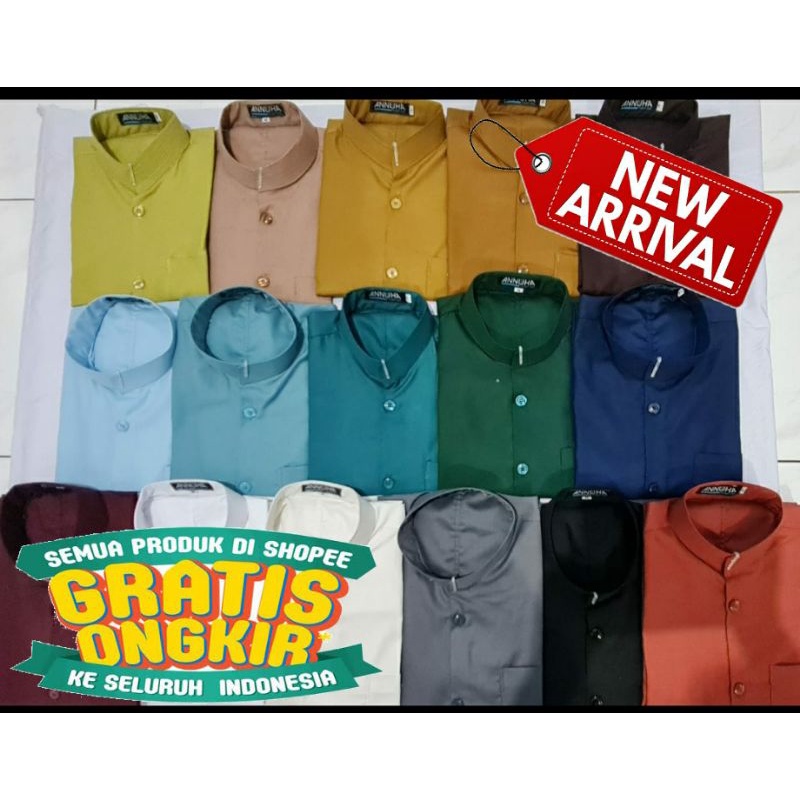 KOKO HABAIB LENGAN PANJANG | BAJU MUSLIM PRIA | KOKO PUTIH POLOS | TAKWA HAIBAH POLOS | KOKO PREMIUM