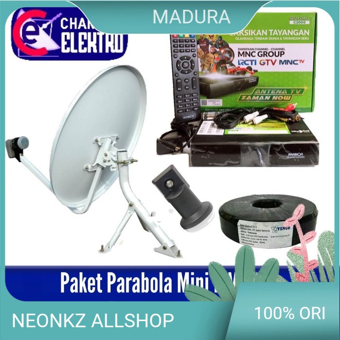 Pasang Parabola Mini K Vision Gratis Pemasangan - Madura