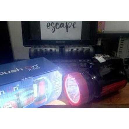 Terlaris Senter + lampu emergency Merk Push On Keren