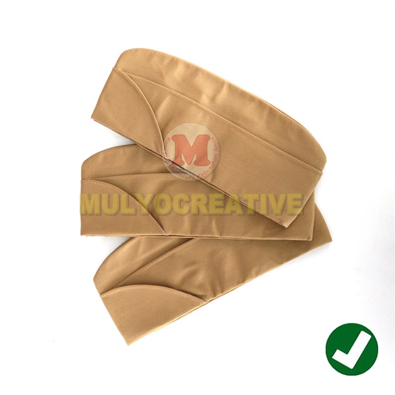 Topi Peci Atribut Pegawai Negeri Sipil Warna Keki