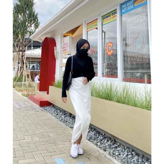 SALE 6:6‼️(BISA COD) LADY SKIRT (ROK LAYER)/ ROK MODEL SEMI SPAN-8