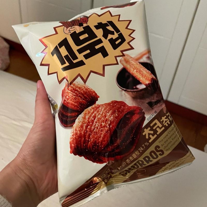 READY STOCK ORIGINAL ORION CHOCO CHURROS 80g - SNACK KOREA KKOBUK TURTLE CHIPS - IZONE CHAEWON MINJU