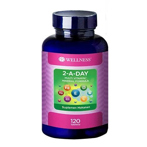 Wellness 2 A Day Multivitamin Formula (120) Original BPOM