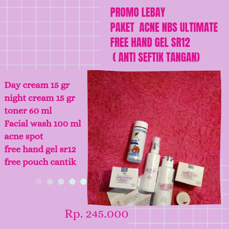 COD PAKET ACNE/PAKET JERAWAT NBS SKINCARE