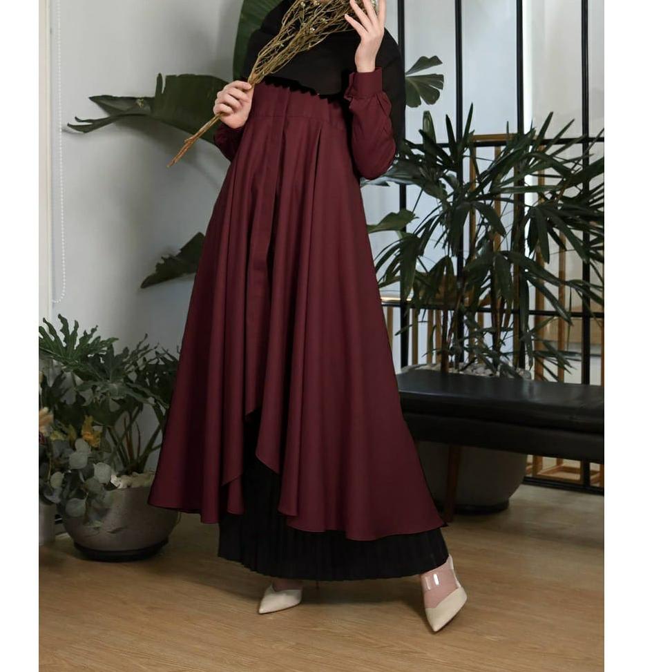 "Egp31au22y" Milea Tunik - Tunik Jumbo - Long Tunik - TunikWanita - Tunik Putih - Atasan Tunik - Fas