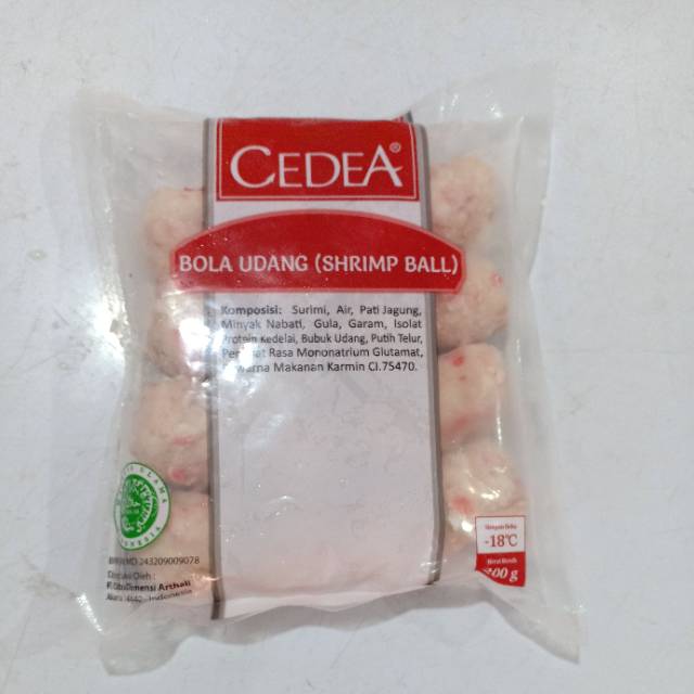 

CEDEA bola udang 200gr shrimp ball cedea