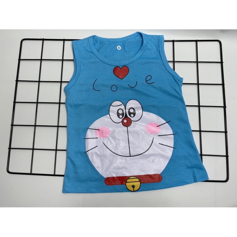 Singlet anak perempuan-singlet DORAEMON 1-9 tahun