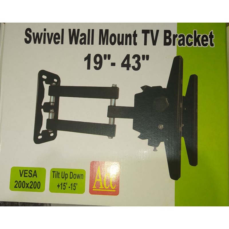 Bracket TV l Braket TV l Breket TV Bracket SWIVEL 43 40 32 29 24 20&quot;  Fleksibel 6 arah (acc)