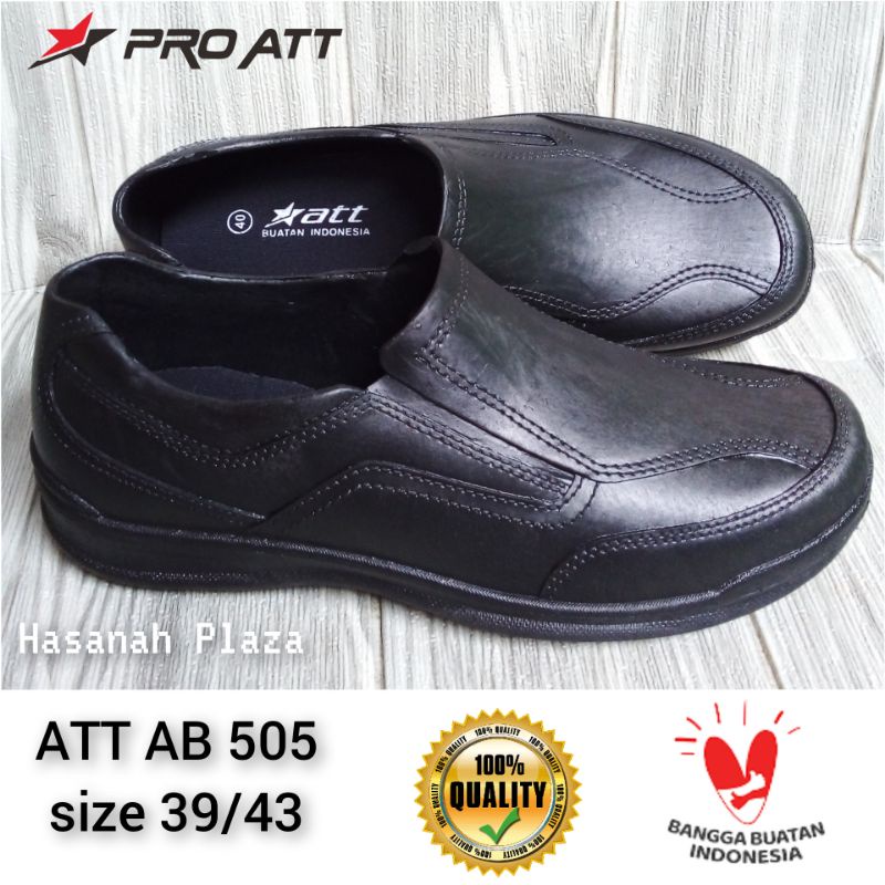 Sepatu Karet Pria ATT AB505/ Sepatu Pantofel Karet ATT AB 505/Sepatu Karet Pria formal ATT/Sepatu Anti Air ATT