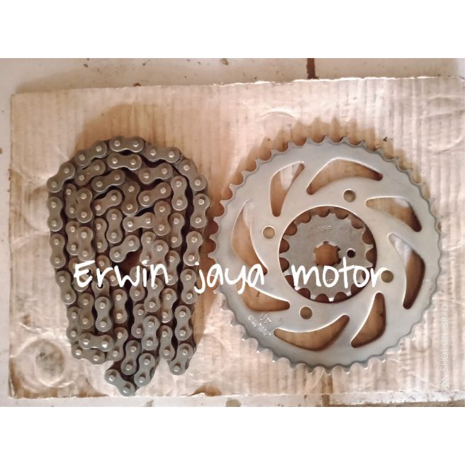 GEAR GIR SET DEPAN BELAKANG VEGA ZR ORIGINAL