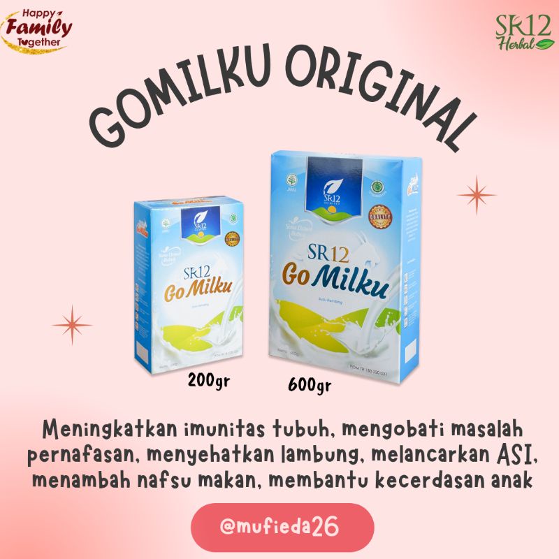 

Imun Booster!! Susu Kambing Etawa Gomilku SR12 Original Susu Tinggi Kalsium Susu Penambah Berat Badan Pelancar ASI